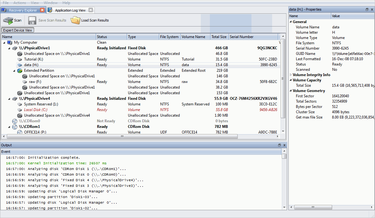 Active UNDELETE Freeware Screenshot