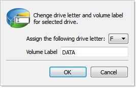 Create Partition dialog. Active@ UNDELETE