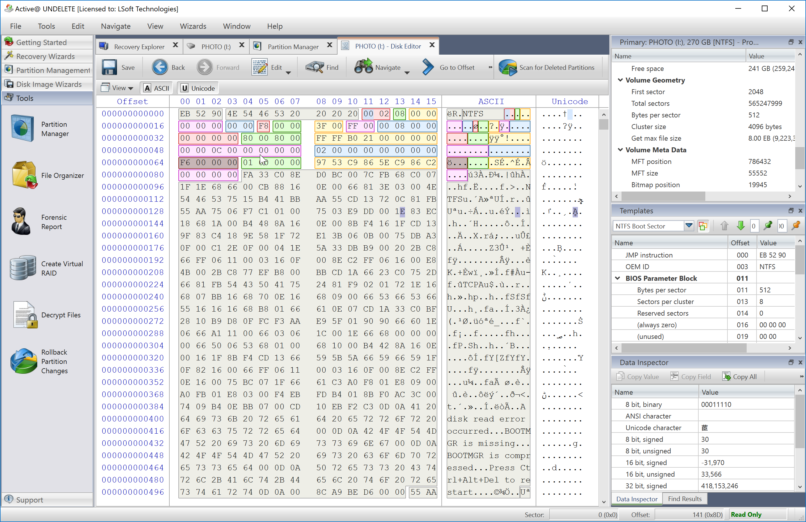Disk Hex Editor