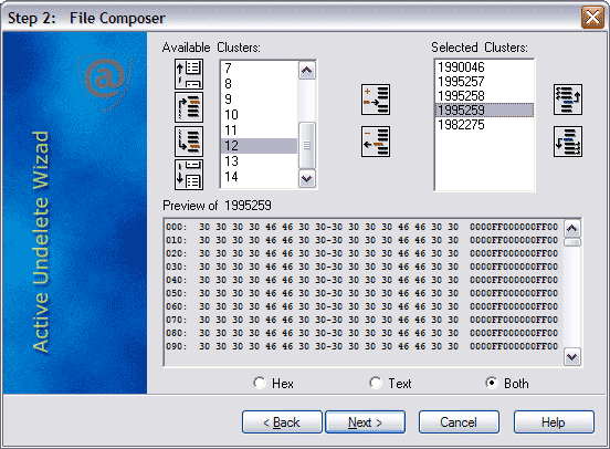 Advanced uneraser file composer