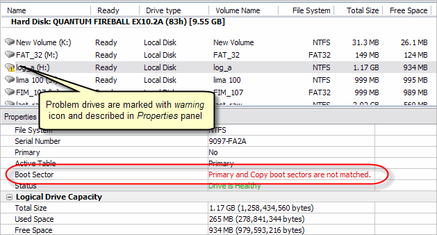 Fixing a Boot Sector