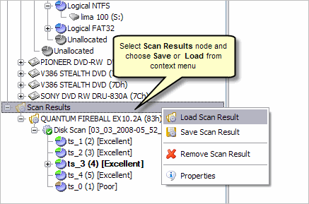 Low Level Scan Results