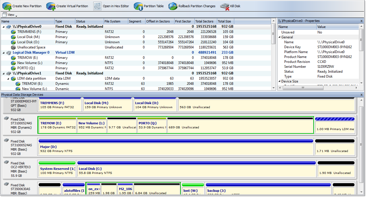 Rollback Partition Changes